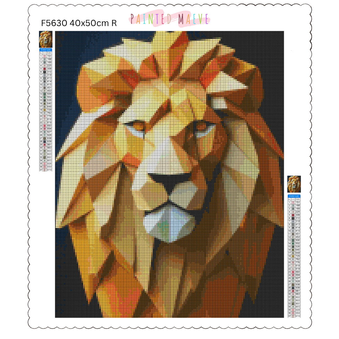 Lion’s Mane: Diamond Painting Collection