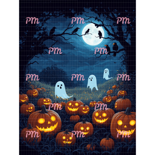 Ghouls of the Pumpkin Patch: Diamond Painting Halloween Collection