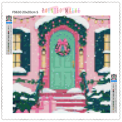 Pinky Present Porch: Diamond Painting Christmas Collection