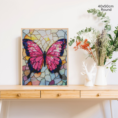 Butterfly Mosaic: Diamond Painting Collection