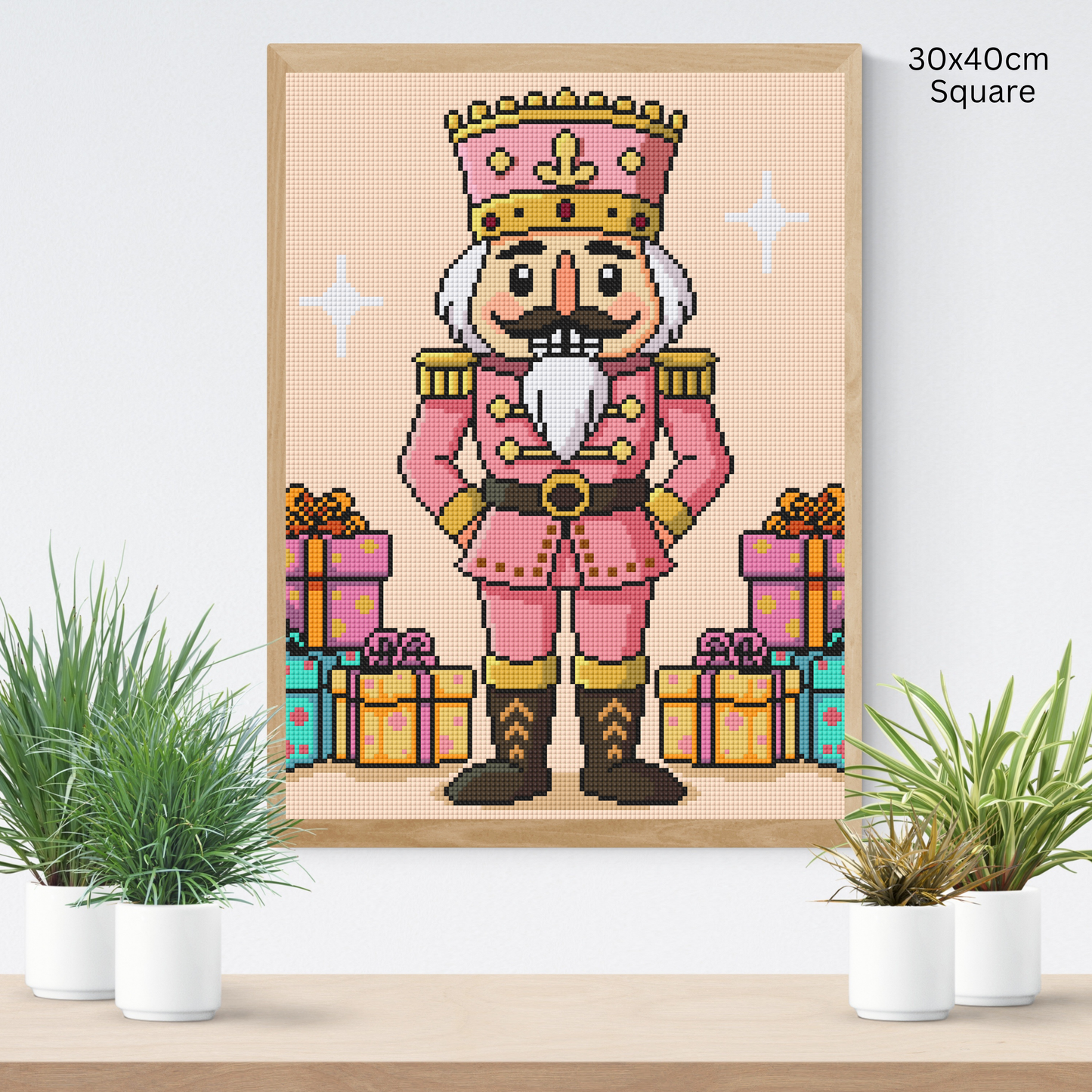 Sugarplum Soldier: Hand-Rendered Diamond Painting Christmas Collection