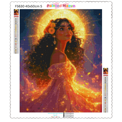 Ethereal Latina: Diamond Painting Collection