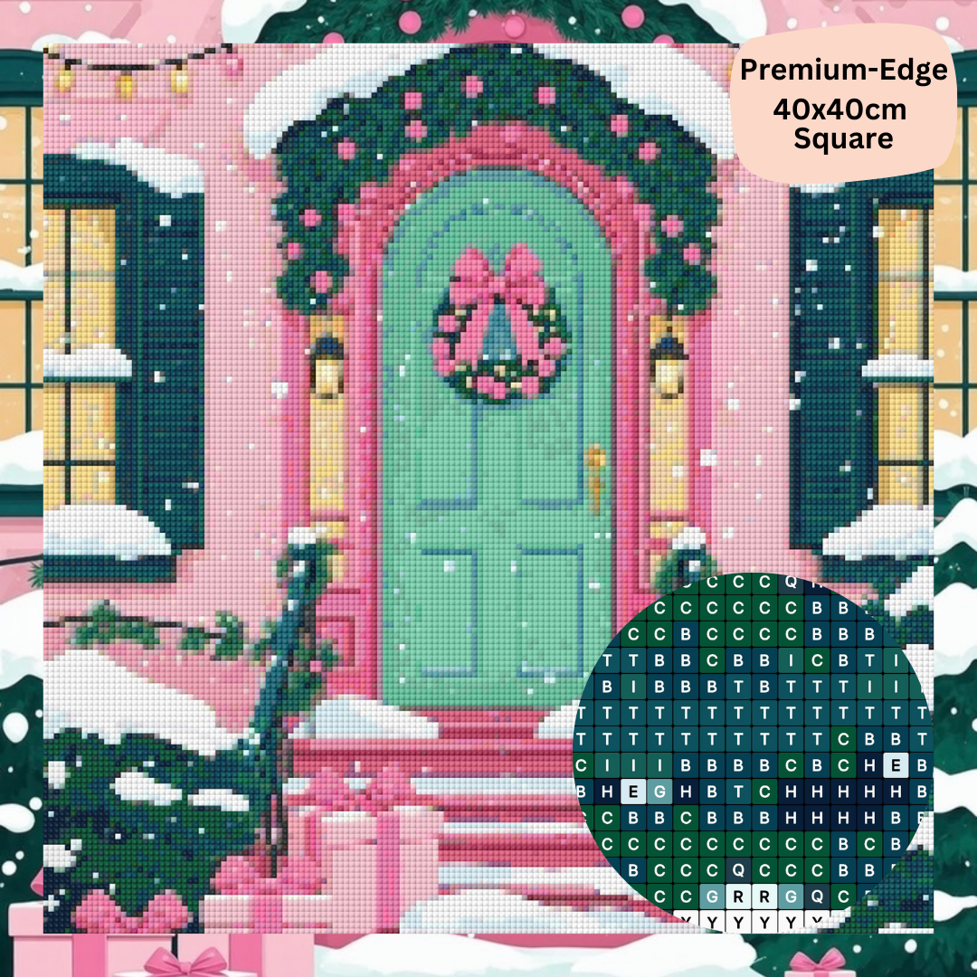 Pinky Present Porch: Diamond Painting Christmas Collection