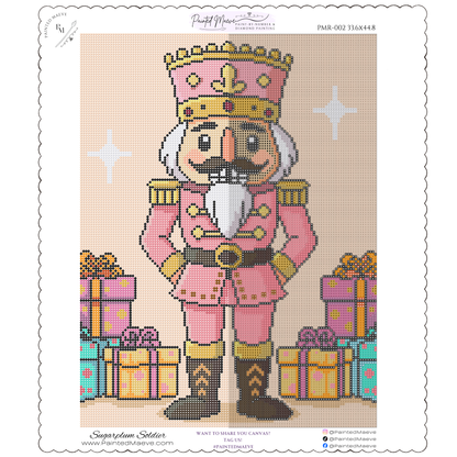 Sugarplum Soldier: Hand-Rendered Diamond Painting Christmas Collection