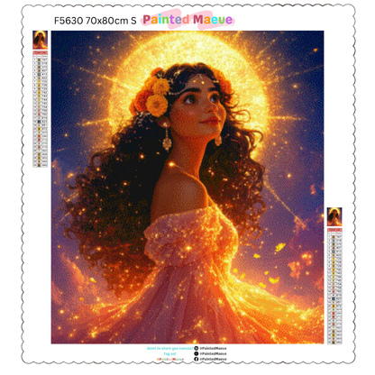 Ethereal Latina: Diamond Painting Collection