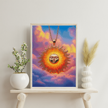 Solar Majesty: Diamond Painting Collection