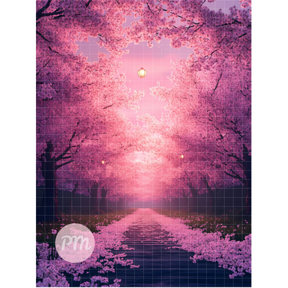 Cherry Blossom Stroll: Diamond Painting Collection