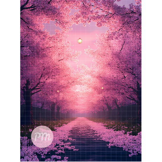 Cherry Blossom Stroll: Diamond Painting Collection