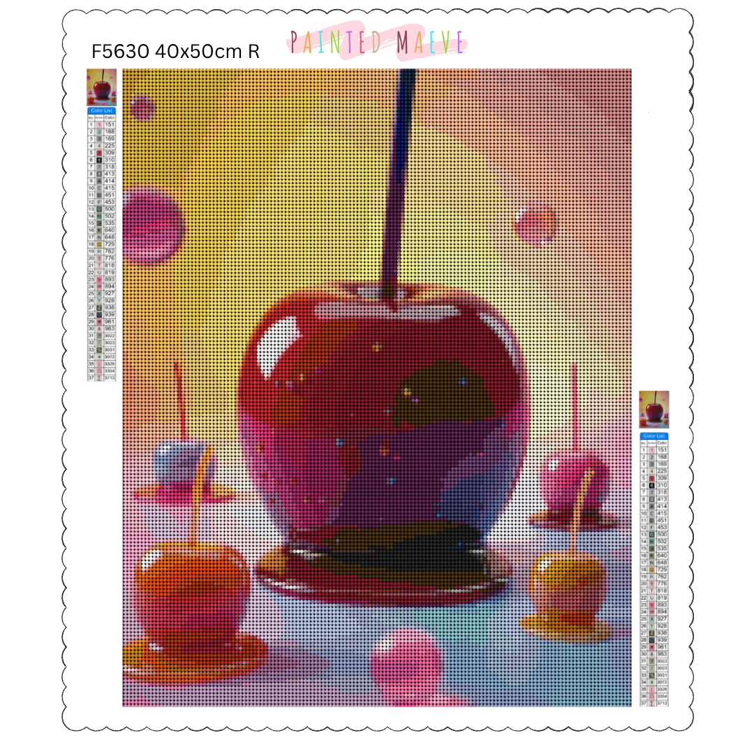 Candied Apples: Diamond Painting Collection