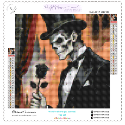 Thorned Gentleman: Diamond Painting Halloween Collection