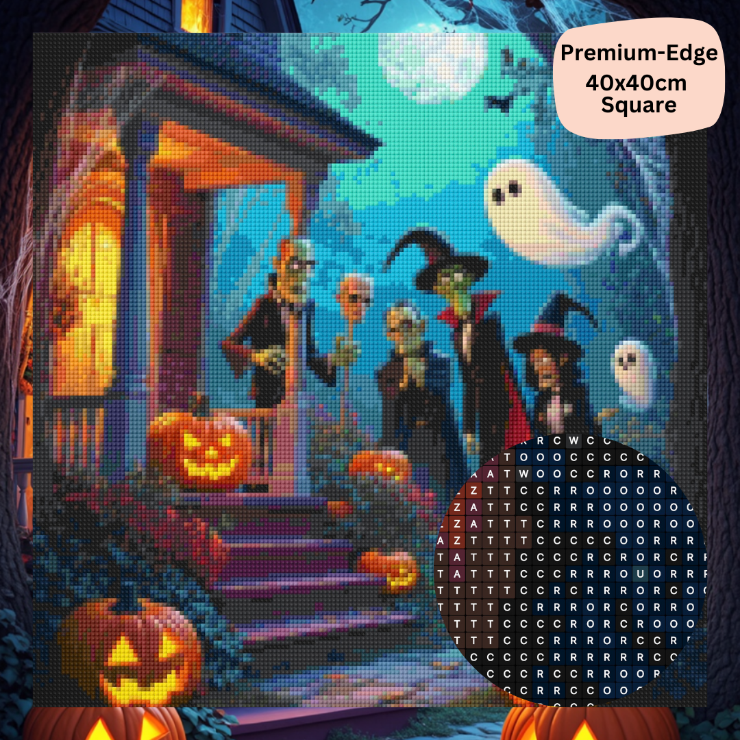 Monsters of Halloween: Diamond Painting Halloween Collection