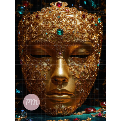 Mask of Gold: Diamond Painting Collection