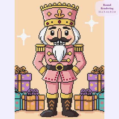 Sugarplum Soldier Hand-Rendered Diamond Painting