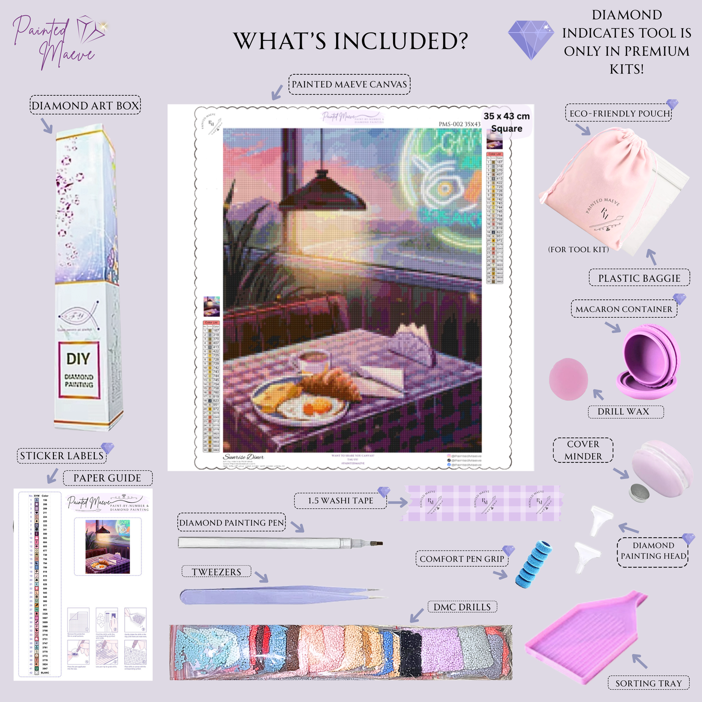 Sunrise Diner: Diamond Painting
