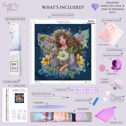 Blue Fairy: Diamond Painting