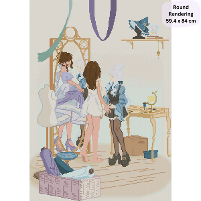 Celeste's Boutique: Hand-Rendered Diamond Painting