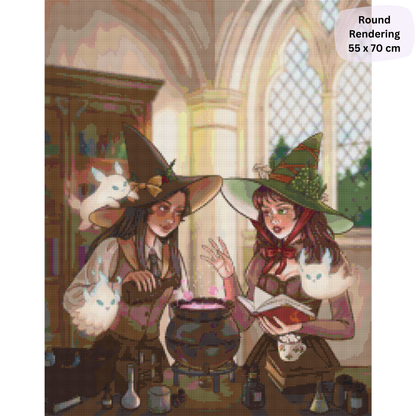 Potion Class: Hybrid-Render Diamond Painting