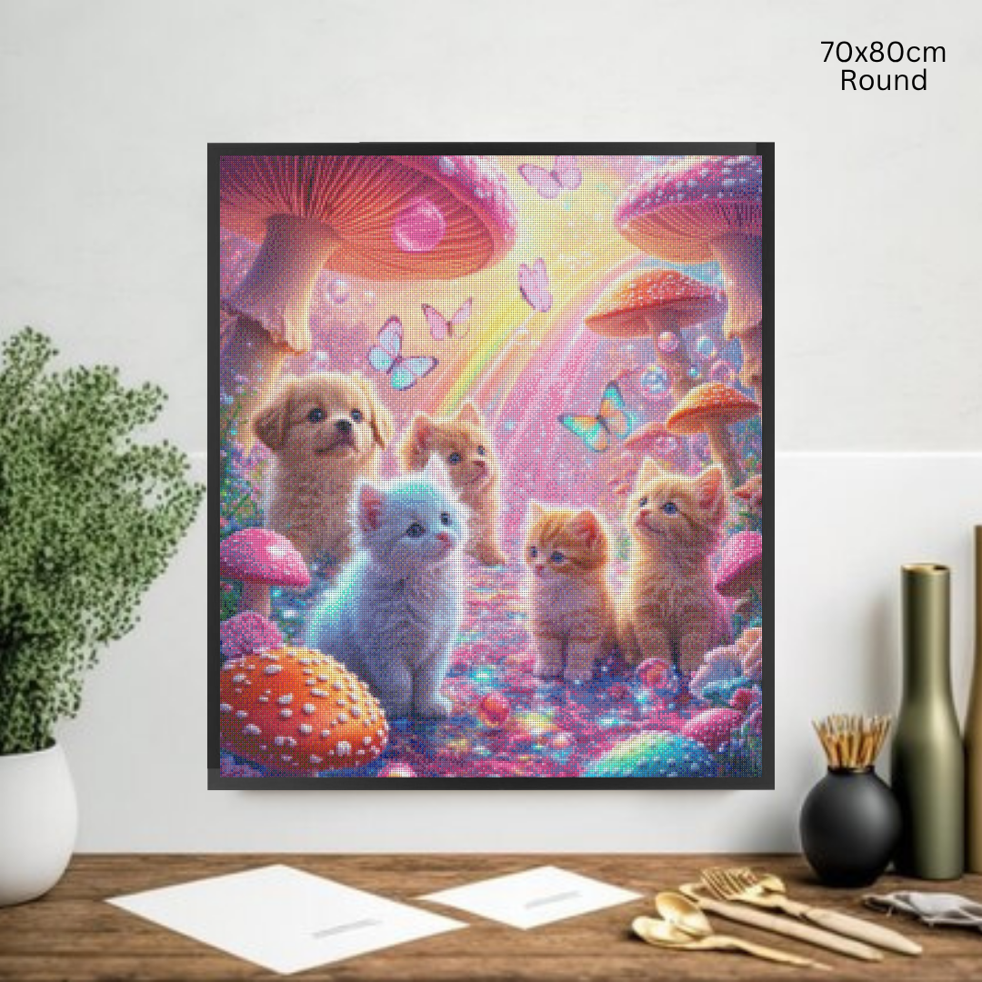 Whimsical Whisker Wonder: Diamond Painting Collection