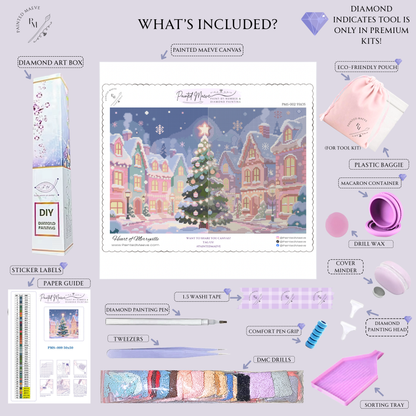 Heart of Merryville: Hand-Rendered Diamond Painting Christmas Collection