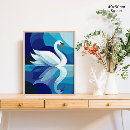 Reflections in Blue: Diamond Painting Collection