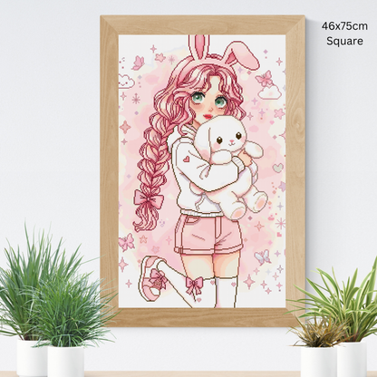 Sparkle & Snuggle: Hand-Rendered Diamond Painting Collection