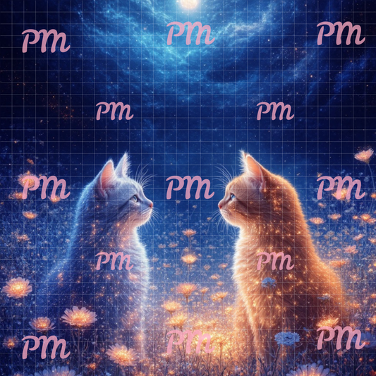 Moonlit Whiskers: Paint-by-Number Collection (24/36/48 colors | No Frame)