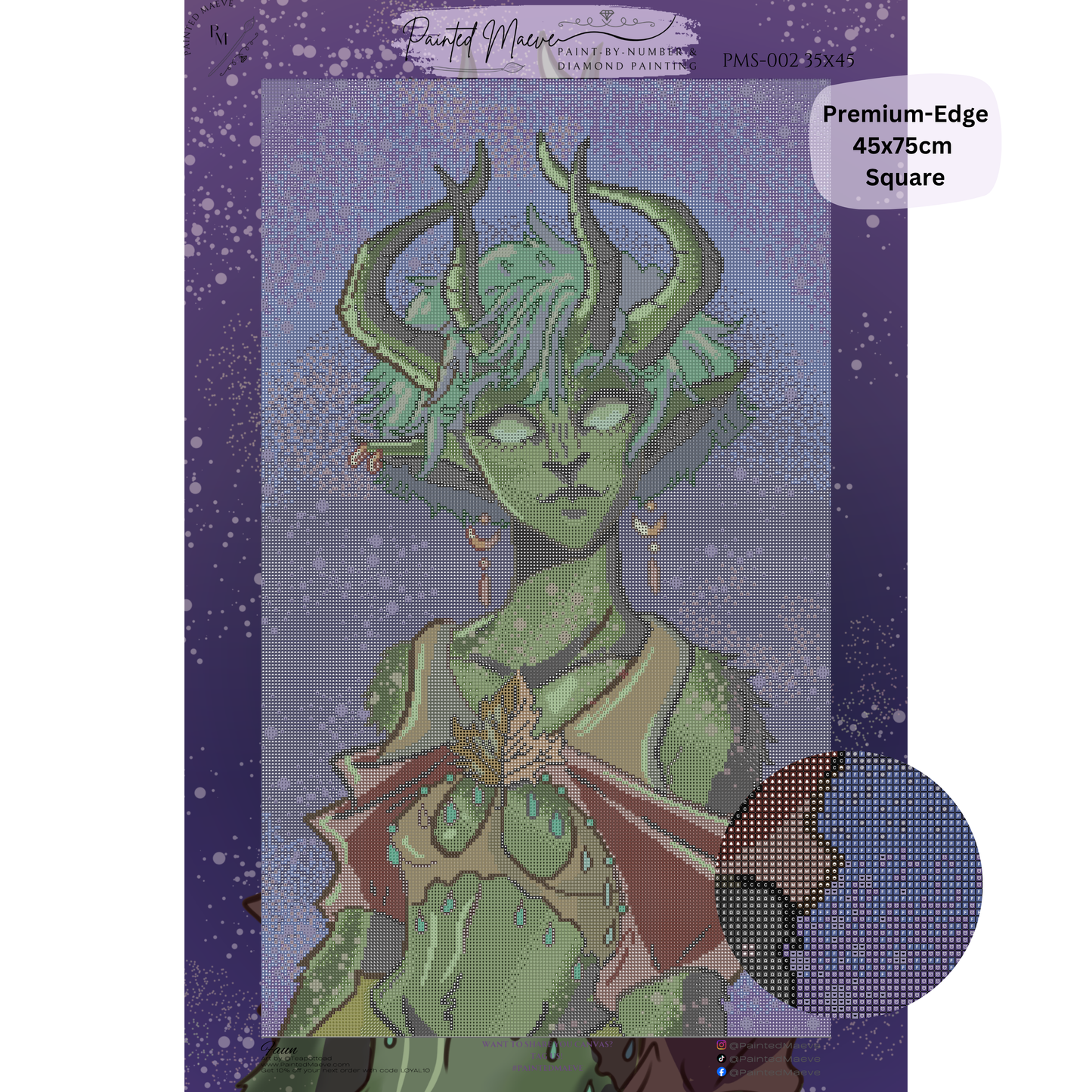Faun: Hand-Rendered Diamond Painting Collection