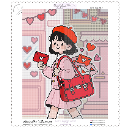 Little Love Messenger: Hand-Rendered Diamond Painting Valentine Collection