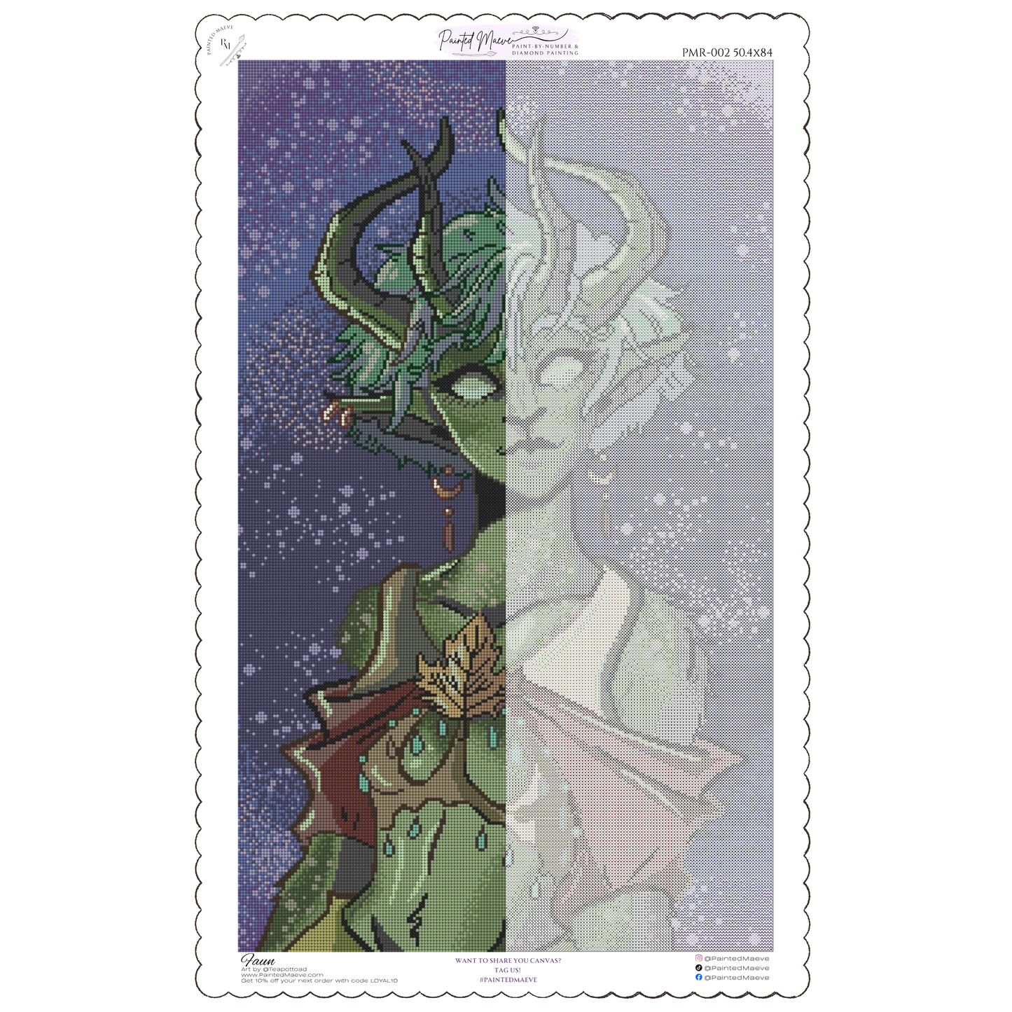 Faun: Hand-Rendered Diamond Painting Collection