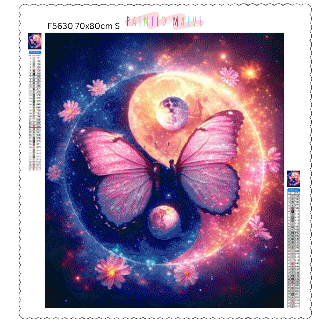 Cosmic Yin Yang Harmony: Diamond Painting Collection