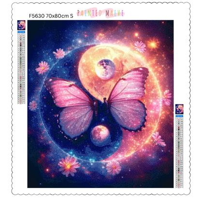 Cosmic Yin Yang Harmony: Diamond Painting Collection