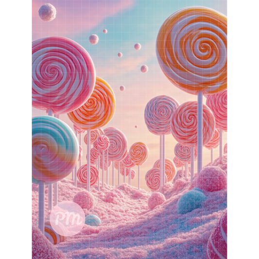 Lollipop-Land Forest: Diamond Painting Collection