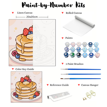 Maple Berry Stack: MINI Paint-by-Number Collection (24/36/48 colors | No Frame)