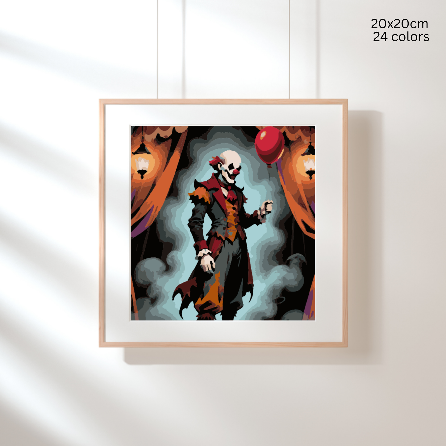 Circus of Terror: Paint-by-Number Halloween Collection (24/36/48 colors | No Frame)