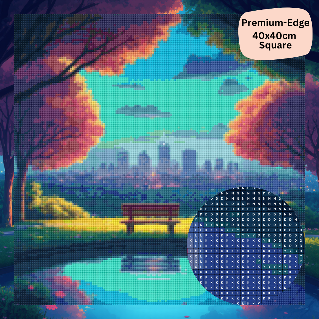Evening in the Park: Diamond Painting Collection
