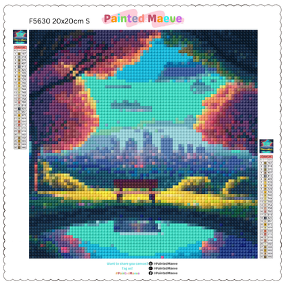 Evening in the Park: Diamond Painting Collection