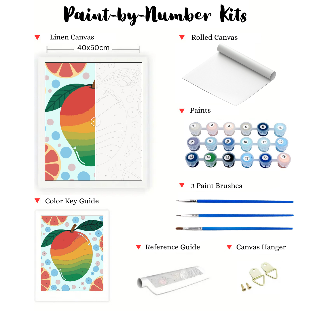 Maeve’s Mango: Paint-by-Number Collection (24/36/48 colors | No Frame)