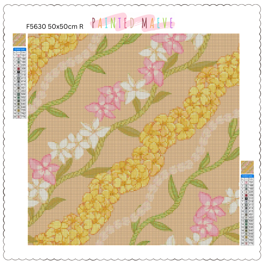 Pikake, Puakenikeni & Plumeria: Diamond Painting Collection