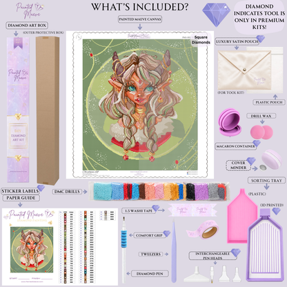 Christmas Elf: Hand-Rendered Diamond Painting