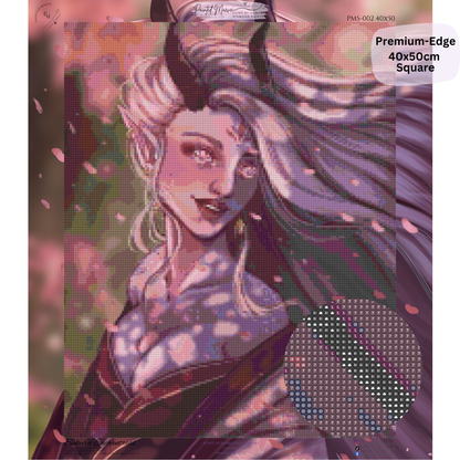 Sakura Enchantress: Diamond Painting