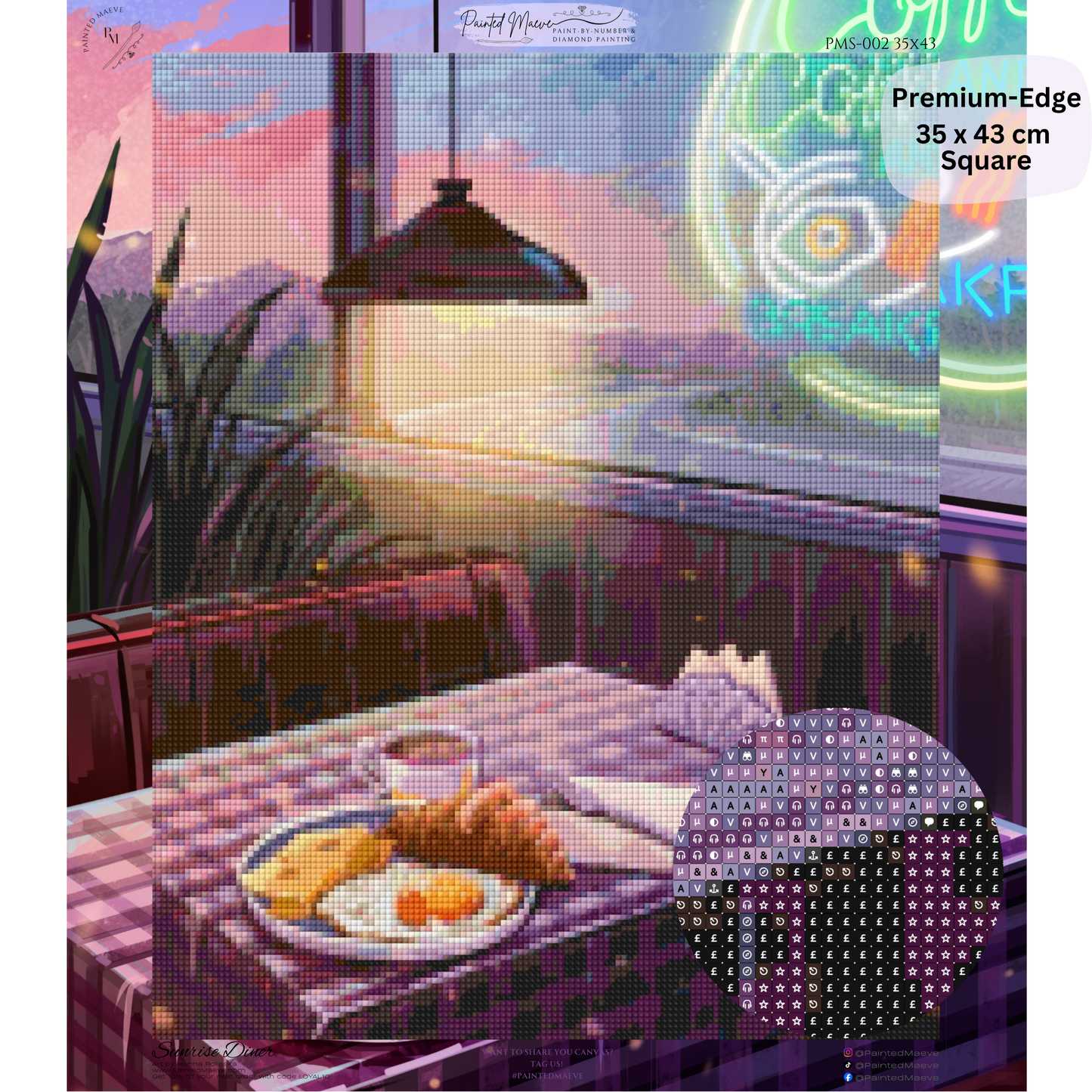 Sunrise Diner: Diamond Painting
