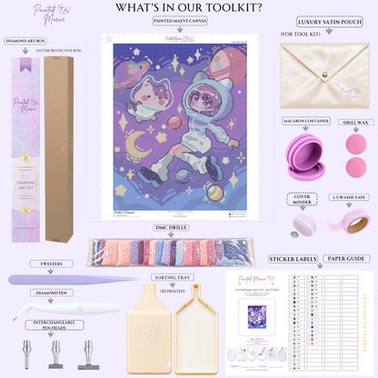 Intergalactic Cuties Hand-Rendered Diamond Painting Collection