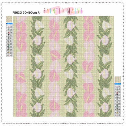 Anthurium Lei: Diamond Painting Collection