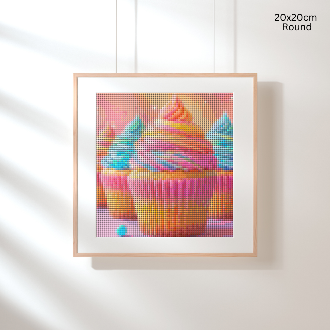 Frosted Cupcakes: Diamond Painting Collection