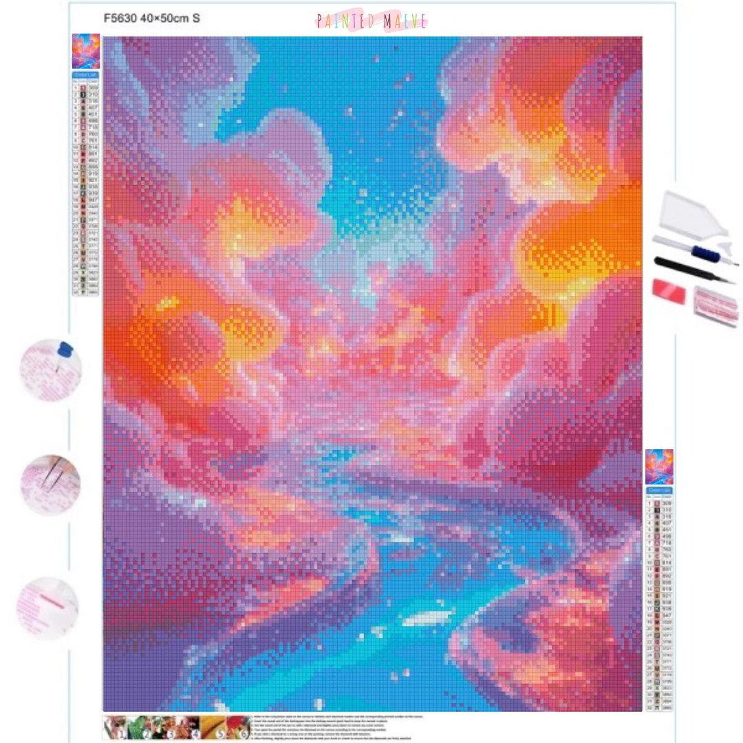 Candy Land River: Diamond Painting Collection