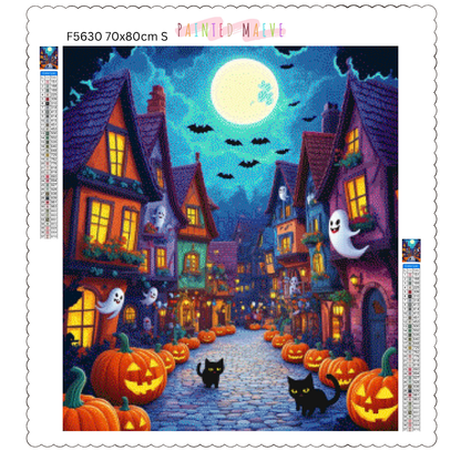 Town of Halloween: Diamond Painting Halloween Collection