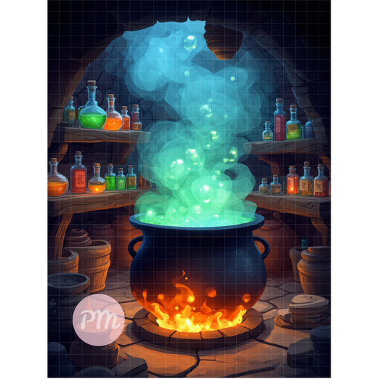 Enchanted Cauldron: Paint-by-Number Collection (24/36/48 colors | No Frame)