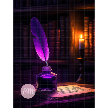 Lavender Quill: Paint-by-Number Collection (24/36/48 colors | No Frame)