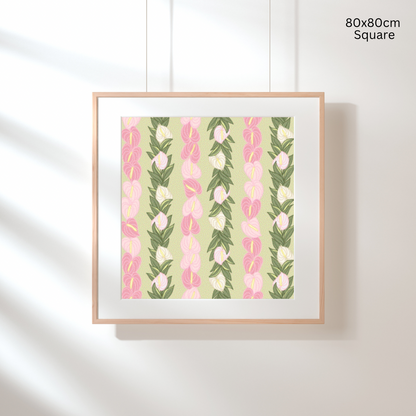 Anthurium Lei: Diamond Painting Collection