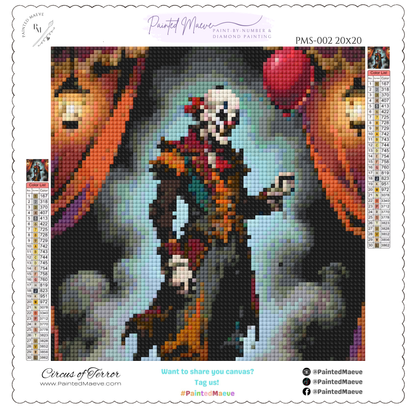 Circus of Terror: Diamond Painting Halloween Collection